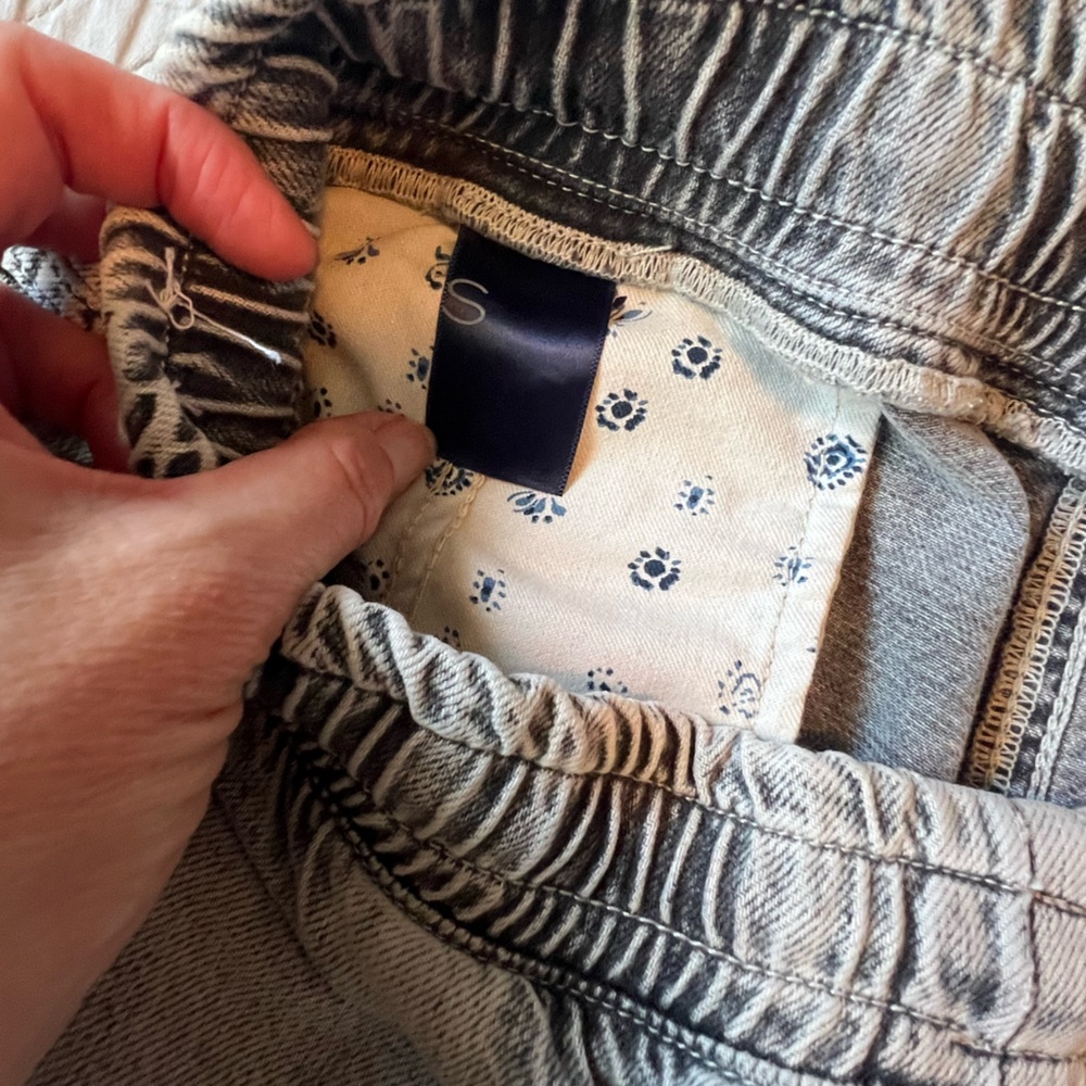 Anthropologie Pilcro The Getaway drawstring waist, Carbon (Faded Gray), Small - Picture 9 of 14